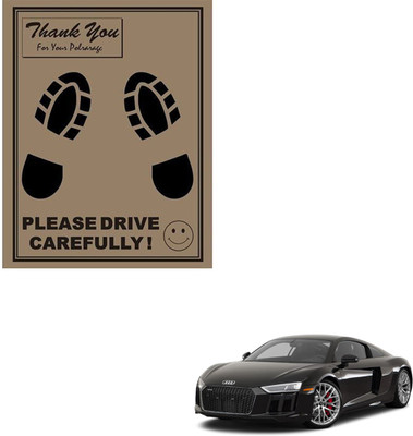 SEMAPHORE Paper Disposable Paper Mat For  Audi R8(Brown)