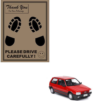 SEMAPHORE Paper Disposable Paper Mat For  Fiat Uno(Brown)