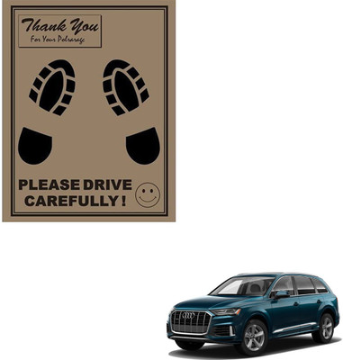 SEMAPHORE Paper Disposable Paper Mat For  Audi Q7(Brown)