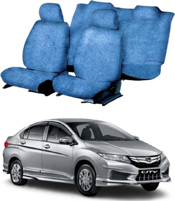 Chiefride Cotton Car Seat Cover For Honda City(All Detachable Headrest, 5 Seater, 2 Back Seat Head Rests)