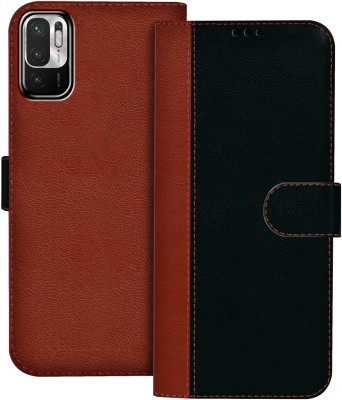 Flipkart SmartBuy Back Cover for Mi Redmi Note 10T 5G, POCO M3 Pro 5G, POCO M3 Pro(Black, Brown, Magnetic Case, Pack of: 1)