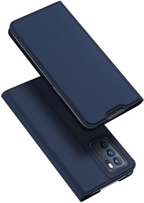 Dux Ducis Flip Cover for OPPO Reno6 Pro 5G(Blue, Shock Proof)
