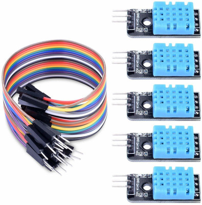TRUSTECH 5 PCS Temperature Humidity Sensor Module DHT11 with 20PIN Male to Female DuPont Jump Wires Cable for UNO R3 MEGA 2560 Raspberry pi 3 2 1 model B 2B A+ RPI Zero Interconnect Electronic Hobby Kit TRUSTECH 5 PCS Temperature Humidity Sensor Module DHT11 with 20PIN Male to Female DuPont Jump Wires Cable for UNO R3 MEGA 2560 Raspberry pi 3 2 1 model B 2B A+ RPI Zero Interconnect Electronic Hobby Kit