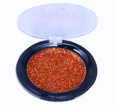 Professional Nacarat Color Ultra Shiny Glitter Eye Shadow Palette 2.95 g(Nacarat Glitter)