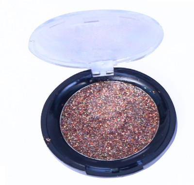 Professional Coffee Color Ultra Shiny Glitter Eye Shadow Palette 2.95 g(Coffee Glitter)