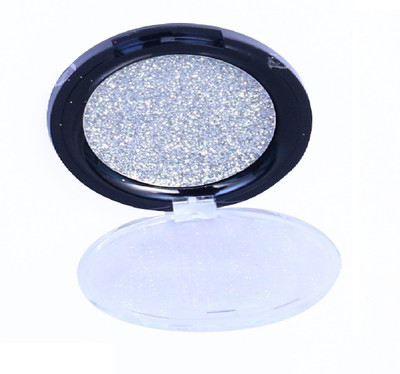 Professional Silvery Color Ultra Shiny Glitter Eye Shadow Palette 2.95 g(Silvery Glitter)