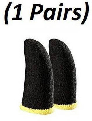Trn Game Controller Thumb Touchscreen Finger Sleeve For PUBG Mobile Game, (1 Pairs) Finger Sleeve(Pack of 2)