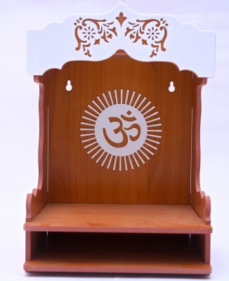 STASTORE Lord Krishna Seat Red Gadi sinhasan. Handicraft and Modern Design sinhasan Made in MDF Wooden Home and Office Decor. Engineered Wood Home Temple(Height: 40, DIY(Do-It-Yourself))