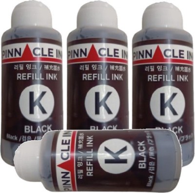 PINNACLE Compatible ink for L220, L100,L110,L130,L200,L210,L300,L350,L355,L310,L360,L365,L455,L550,L555,L565,L1300 printer Single Color Ink Bottle (Black) Black Ink Bottle