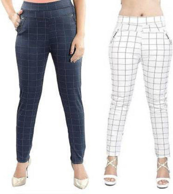 Miraksh Multicolor Jegging(Checkered)
