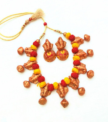 Devi creation Terracotta Multicolor Jewellery Set(Pack of 1)