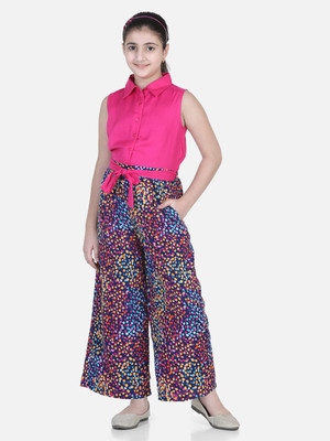 STYLESTONE Printed Girls Jumpsuit