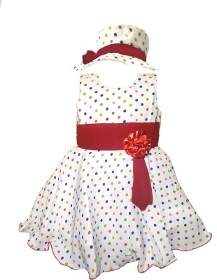 RG Collection Baby Girls Party(Festive) Dress Hat(Red)