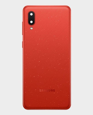 SMART SAMSUNG Galaxy A02 Housing With Side Volume & Power Buttons Back Panel(Red)