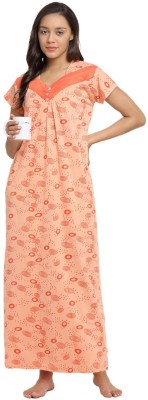 Secret Wish Women Nighty(Orange)