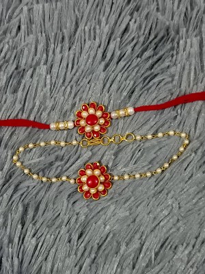 NT Creations Designer BBCR02 Assorted Rakhi  Set(1 PAIR RAKHI)