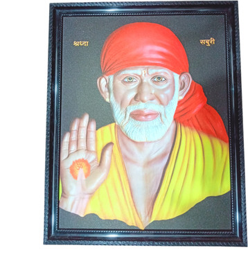 om sai toys Sai Baba Religious Frame