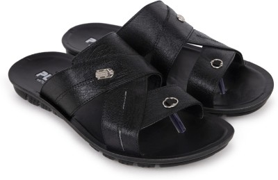 PU-SPM Men Sandals(Black , 9)