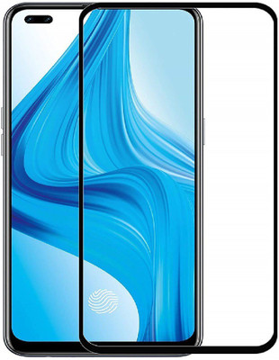Mersal Edge To Edge Tempered Glass for Oppo Reno 3, (Premium Edge To Edge Full Glue Branded Glass)(Pack of 1)