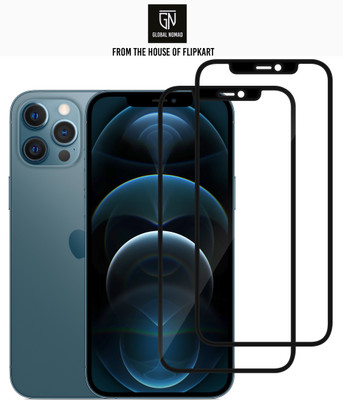GLOBAL NOMAD Edge To Edge Tempered Glass for Apple Iphone 12 Pro Max(Pack of 1)