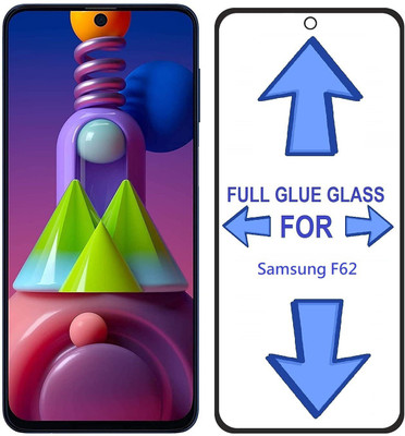 RAMBHIASTORES Edge To Edge Tempered Glass for Samsung Galaxy F62(Pack of 1)