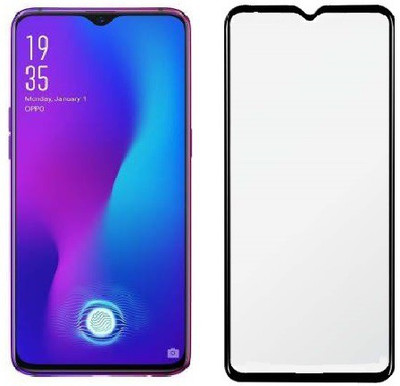 MaxR Edge To Edge Tempered Glass for Oppo R17(Pack of 1)