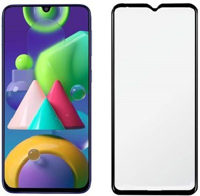 KMPERED Edge To Edge Tempered Glass for Oppo A53s(Pack of 1)