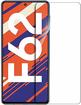 STCMA Tempered Glass Guard for Samsung Galaxy F62(Pack of 1)