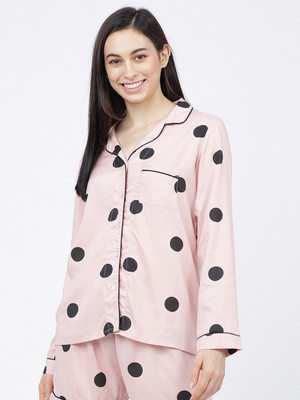 Tokyo Talkies Women Polka Print Casual Multicolor Shirt