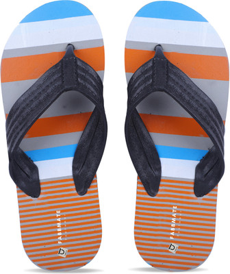 Fabbmate Men Flip Flops(Multicolor , 6)
