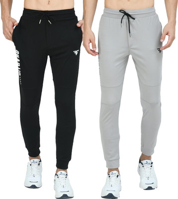 cold fusion Solid Men Grey, Black Track Pants