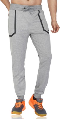 VECTOR X Self Design Men Grey Track Pants