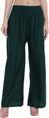 VPM Regular Fit Women Green Trousers