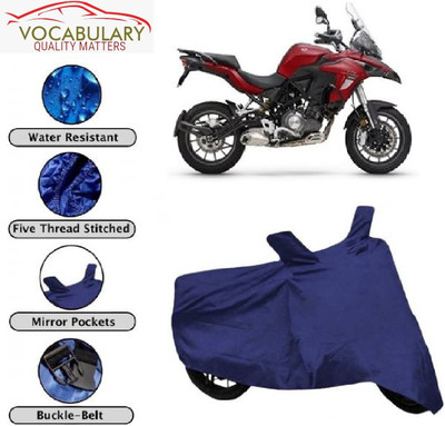 MEGA MARTZZ Waterproof Two Wheeler Cover for Benelli(TRK 502, Blue)