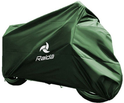 Raida Two Wheeler Cover for Bajaj(Discover 100 DTS-i, Green)