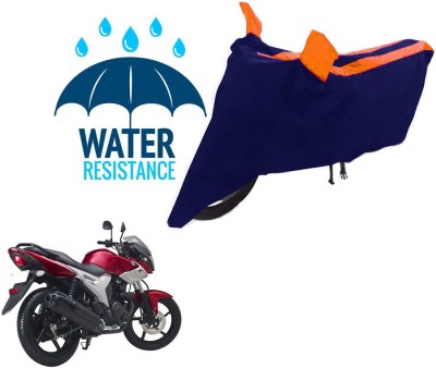 RONISH Waterproof Two Wheeler Cover for Yamaha(SZ X, Black, Orange)