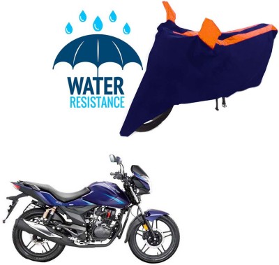 RONISH Waterproof Two Wheeler Cover for Hero(CBZ Extreme, Black, Orange)