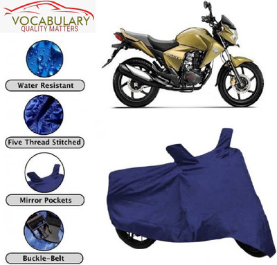 MEGA MARTZZ Waterproof Two Wheeler Cover for Honda(Unicorn Dazzler, Blue)