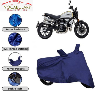 MEGA MARTZZ Waterproof Two Wheeler Cover for Ducati(Scrambler 1100, Blue)