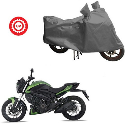 Atulit enterprises Waterproof Two Wheeler Cover for Bajaj(Dominar, Grey)