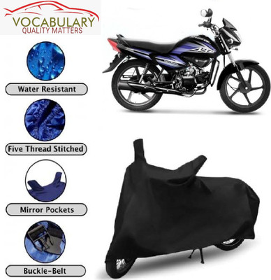 MEGA MARTZZ Waterproof Two Wheeler Cover for Hero(Splendor NXG, Black)
