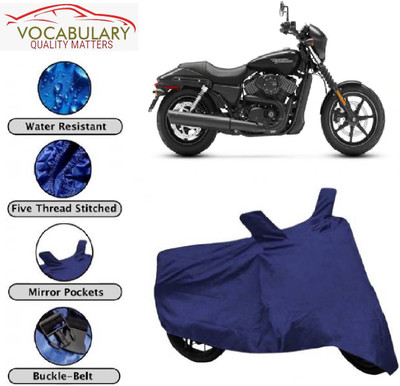 MEGA MARTZZ Two Wheeler Cover for Harley Davidson(Street 750, Blue)