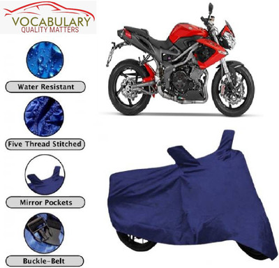 MEGA MARTZZ Waterproof Two Wheeler Cover for Benelli(TNT R, Blue)