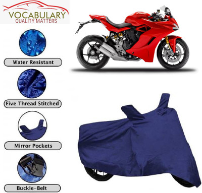 Astips Two Wheeler Cover for Ducati(SuperSport, Blue)