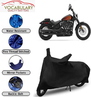 Astips Two Wheeler Cover for Harley Davidson(Street Bob, Black)