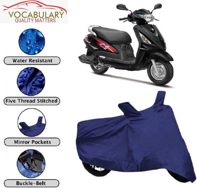 MEGA MARTZZ Two Wheeler Cover for Suzuki(Swish 125, Blue)