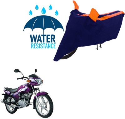 RONISH Waterproof Two Wheeler Cover for TVS(Star City, Black, Orange)