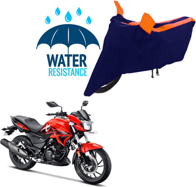 RONISH Waterproof Two Wheeler Cover for Hero(Xtreme 200R, Black, Orange)