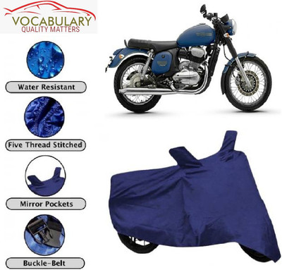 MEGA MARTZZ Waterproof Two Wheeler Cover for Bajaj(Twin spark, Blue)