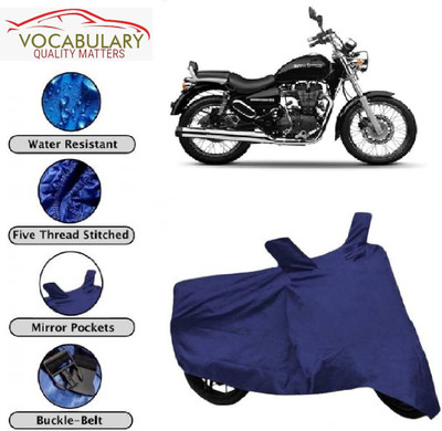 MEGA MARTZZ Waterproof Two Wheeler Cover for Royal Enfield(Thunderbird 500, Blue)